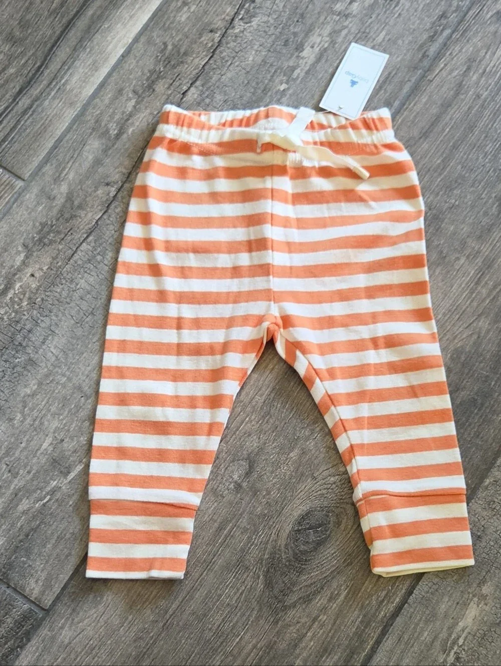 GAP Baby NWT/EUC Orange Striped Pants and Sweater Hat